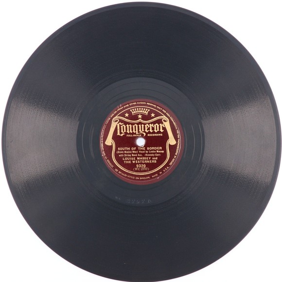 Louise Massey - South Of The Border / A Gay Ranchero Reissue 10" 78 rpm Record - Picture 6 of 8